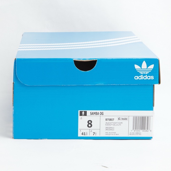 Adidas Samba OG Black/White/Gum Men’s 8 - Picture 3 of 10